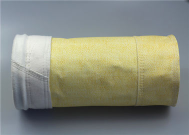 Çin Dokuma Aramid Filtre Torbası, Meta Aramid Elyaf Çorap Keçesi 100-260 ° C Çalışma Sıcaklığı Tedarikçi