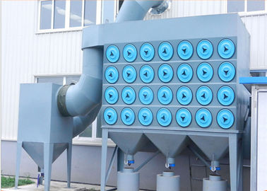 Çin Torba Filtre Varil Kaynaklı Duman Torbalı Toz Toplayıcı Gaz Kutusu Darbe 5g / Nm3 Fabrika